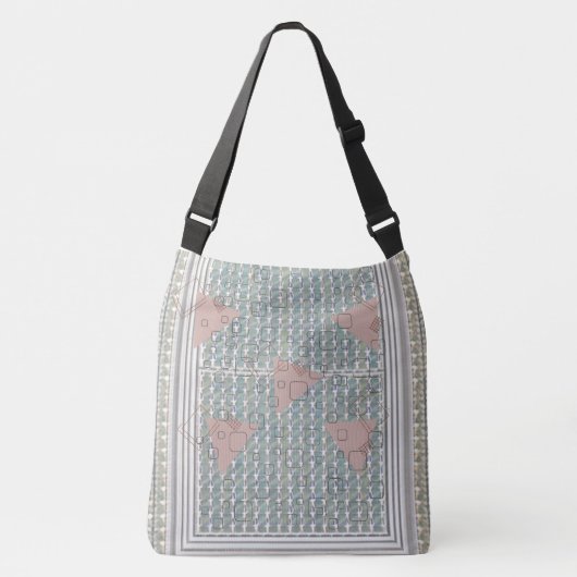 Sac Ajustable Triangle Mauve (Devant)