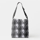 Sac Ajustable Triangles transparents simples, modernes, urbains, (Dos)