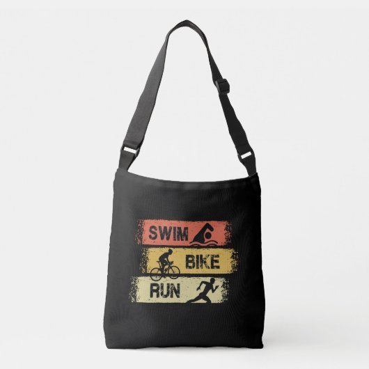 Sac Ajustable Triathlon - Nager Vélo Courir (Devant)