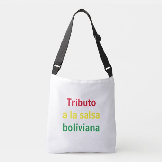 Sac Ajustable Tributo a la salsa boliviana (Devant)