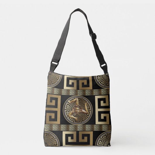 Sac Ajustable Trinacrie sicilienne géométrique (Devant)