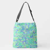Sac Ajustable Trippy Squiggly Groovy Gras Néon Trip Acide Marbre (Dos)