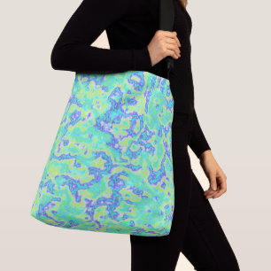 Sac Ajustable Trippy Squiggly Groovy Gras Néon Trip Acide Marbre