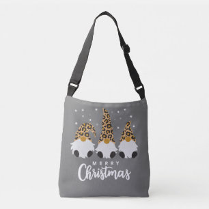 Sac Ajustable Trois Gnomes Avec Léopard Plaid Gnome Noël