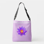 Sac Ajustable Trois lignes et une fleur Lotus personnalisée sur  (Dos)
