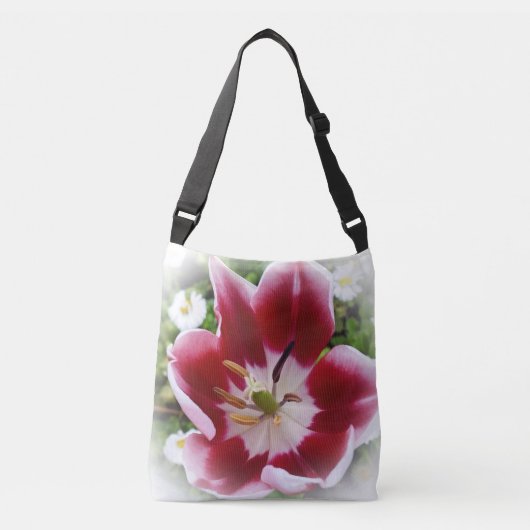 Sac Ajustable tulipe rouge brillante (Devant)