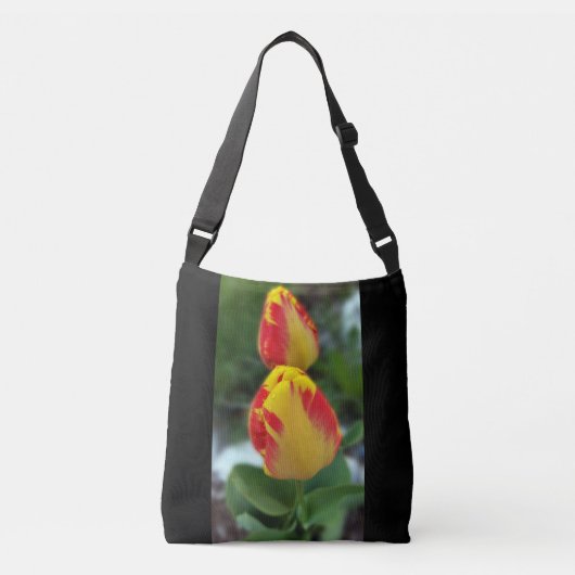Sac Ajustable tulipe rouge jaune (Devant)