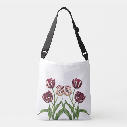 Sac Ajustable Tulipes de Maron (Devant)