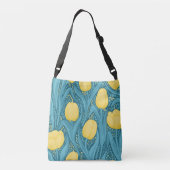 Sac Ajustable Tulipes en bleu et jaune (Dos)