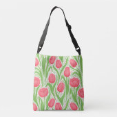 Sac Ajustable Tulipes en rouge et vert (Dos)