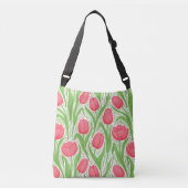 Sac Ajustable Tulipes en rouge et vert (Devant)