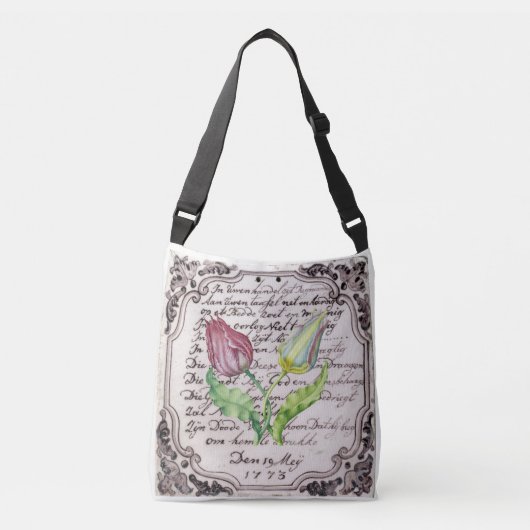 Sac Ajustable Tulipes vintages (Devant)