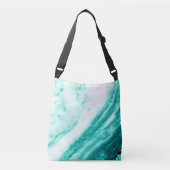 Sac Ajustable Turquoise et Marbre blanc (Devant)
