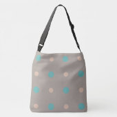 Sac Ajustable Turquoise et Pêche (Dos)