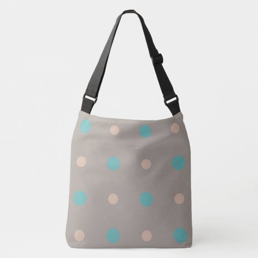 Sac Ajustable Turquoise et Pêche (Devant)