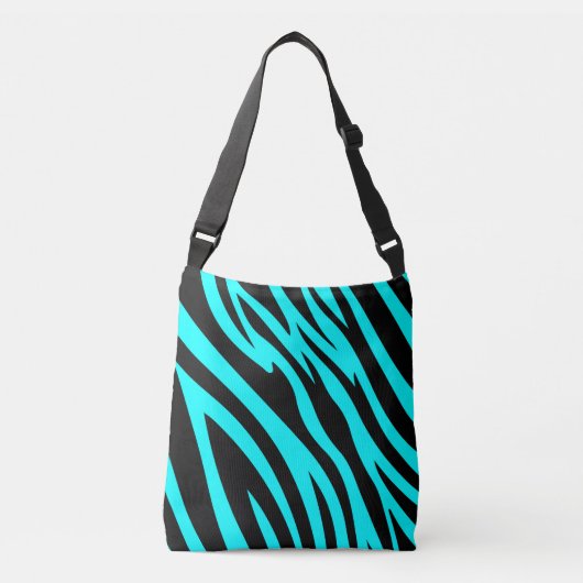 Sac Ajustable Turquoise et poster de animal noir (Devant)