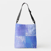 Sac Ajustable Turquoise et violet Abstrait (Dos)