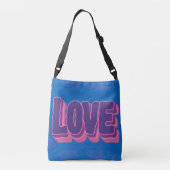 Sac Ajustable Typographie d'amour audacieuse (Dos)