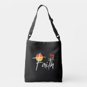 Sac Ajustable Typographie de la foi avec Rose (Dos)
