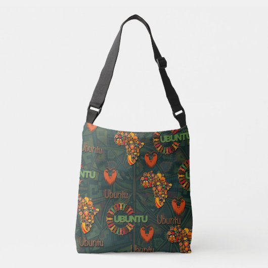 Sac Ajustable Ubuntu - Je suis parce que nous sommes. (Devant)