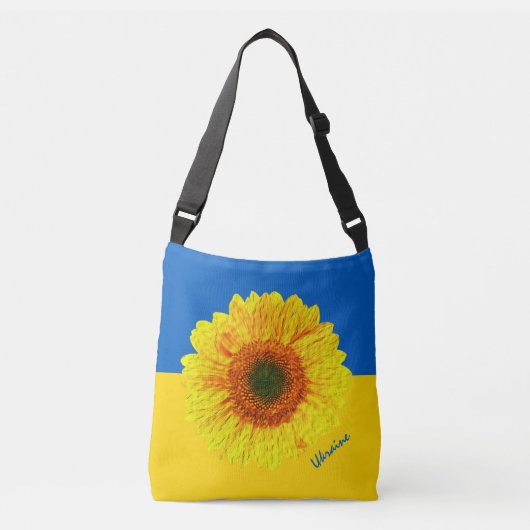 Sac Ajustable Ukraine Tournesol & drapeau ukrainien / Fleur (Devant)