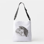 Sac Ajustable Un Angel endormi, noir et blanc (Dos)