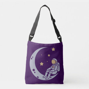 Sac Ajustable Un astronaute sur la conception de la lune du croi