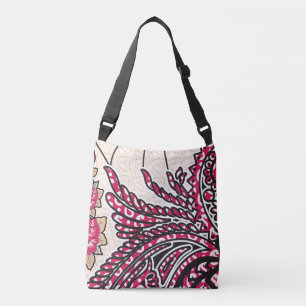 Sac Ajustable Un design cachemire décoratif avec rouge vif et ép