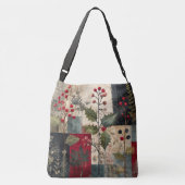 Sac Ajustable Un Patchwork Rustique d'Hiver à la Baie de Houx (Dos)