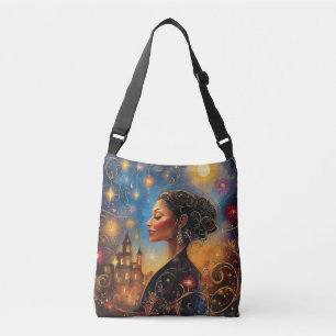 Sac Ajustable Une Africaine Américaine Radieuse Starry Sky
