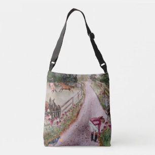Sac Ajustable une promenade à l'entrée de la ferme