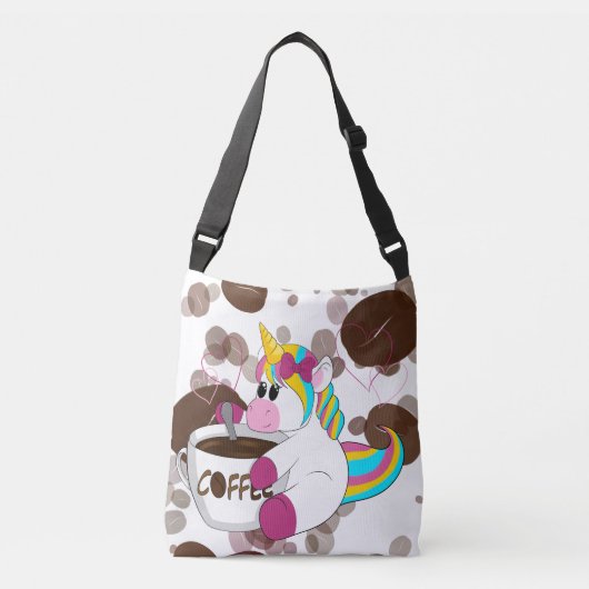 Sac Ajustable Unicorn with coffee (Devant)