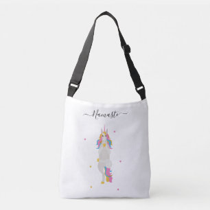 Sac Ajustable Unicorn yoga pose mignon fun blanc Namaste