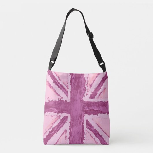 Sac Ajustable Union Jack Peint Royaume-Uni Art Plum (Dos)