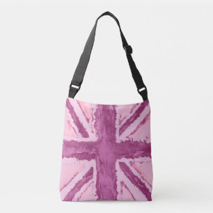 Sac Ajustable Union Jack Peint Royaume-Uni Art Plum