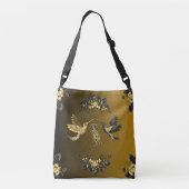 Sac Ajustable Unisson Éthéré Orné Or Nature (Dos)