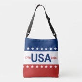 Sac Ajustable USA 1776 2026 250e anniversaire Rouge Blanc Bleu (Dos)