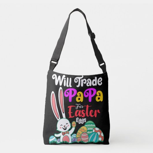 Sac Ajustable Va Échanger Des Papa Pour Les Oeufs De Pâques (Devant)