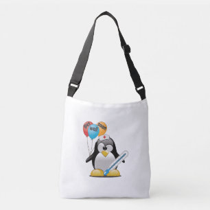 Sac Ajustable Va-t'en bientôt. Infirmière de pingouin.