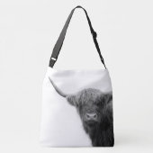 Sac Ajustable Vaches Highland Noir et Blanc #4 (Dos)