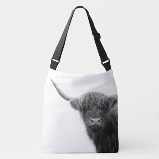 Sac Ajustable Vaches Highland Noir et Blanc #4 (Devant)