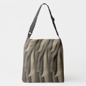 Sac Ajustable Vague d'art moderne brun et beige (Dos)