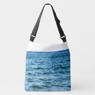Sac Ajustable Vagues Bleues Profondes Sous un Ciel Côtier Lumine
