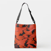 Sac Ajustable Vagues de noir et rouge (Dos)