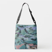 Sac Ajustable Vagues En Harmonie Acrylique Pour L'Art Abstrait (Dos)