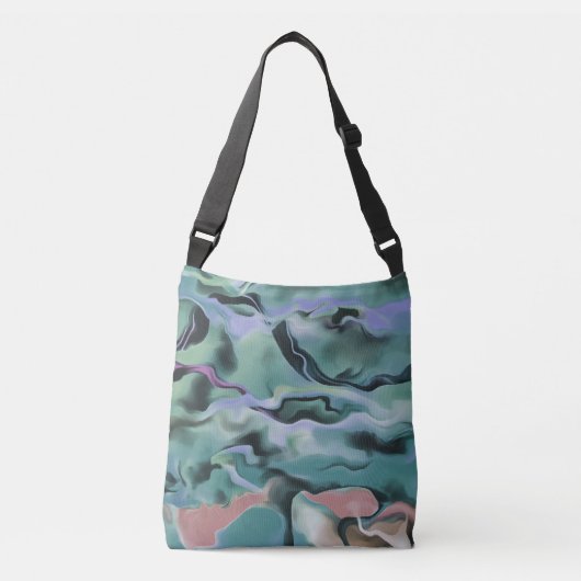 Sac Ajustable Vagues En Harmonie Acrylique Pour L'Art Abstrait (Devant)