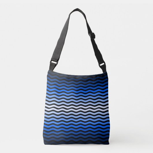 Sac Ajustable Vagues motif -01 Black BG (Devant)