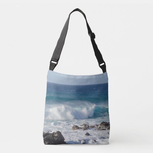 Sac Ajustable Vagues océaniques de Maui, Tropical (Devant)
