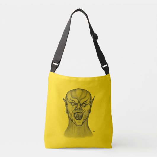 Sac Ajustable Vampire, noir et jaune (Devant)