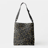 Sac Ajustable Veine d'or Kintsugi noir (Dos)